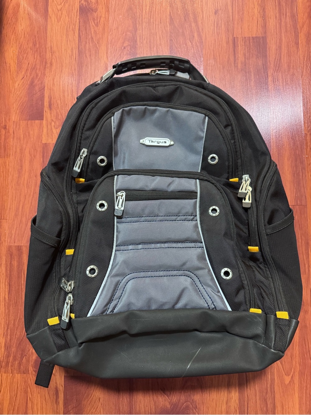 Targus Drifter II Heavy Duty Laptop Backpack Tech Laptop Bag Black Grey